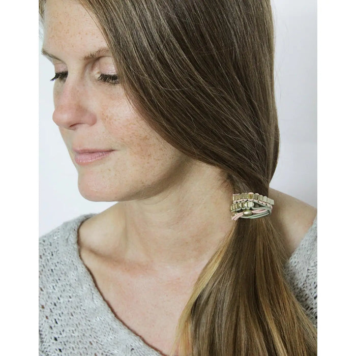 Studded Hair Ties - Embellished 3 Pack