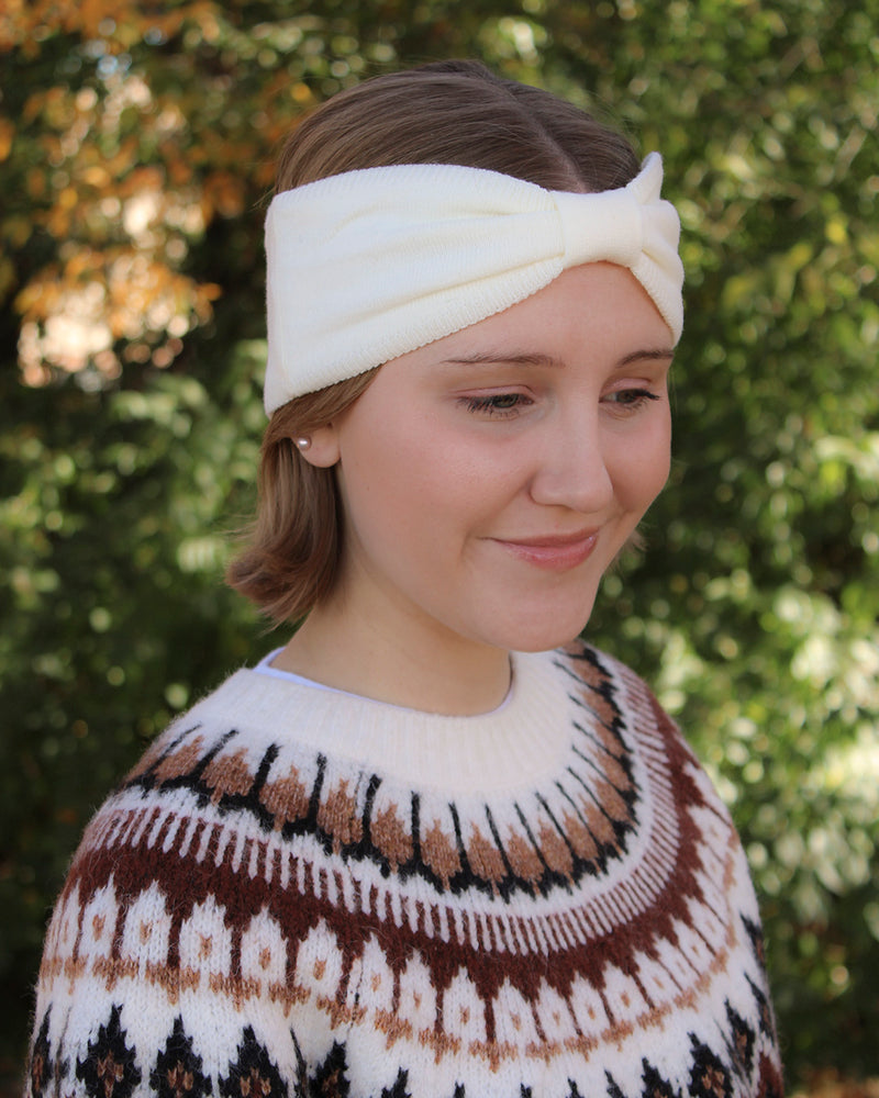 Bow/Cinched Front Winter Headband