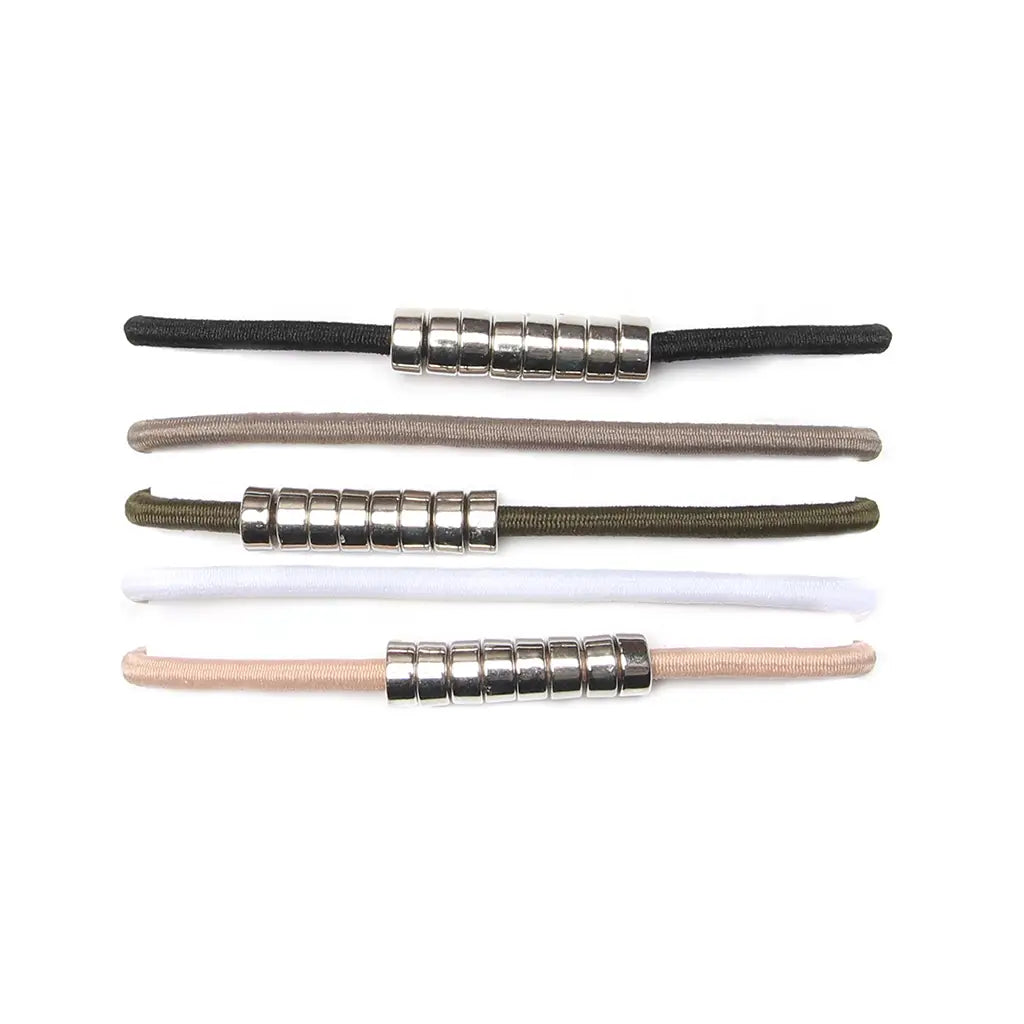Embellished Hair Ties - 5 Pack