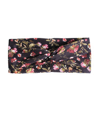 BANDED Hair Accessories. Midnight Garden - Twist Headwrap
