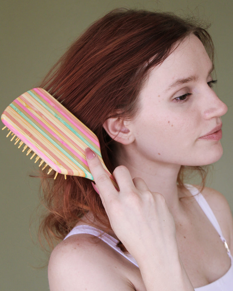 BANDED Women's Hair Accessories Bamboo Hair Brush