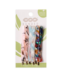 Riviera Shells Sculptural Bobby Pins - 6 Pack