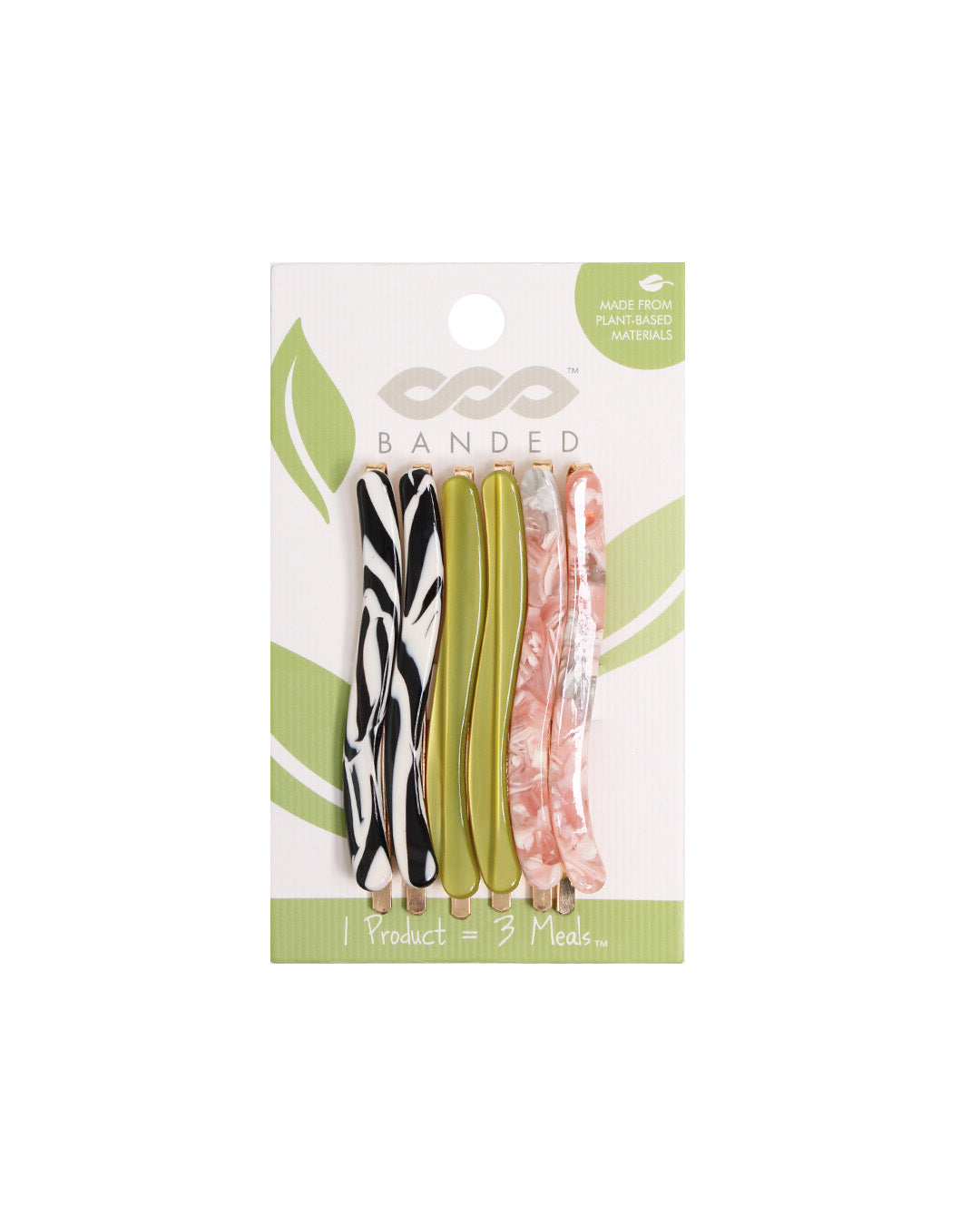 6 Pack Cellulose Acetate Bobby Pins | BANDED – Banded