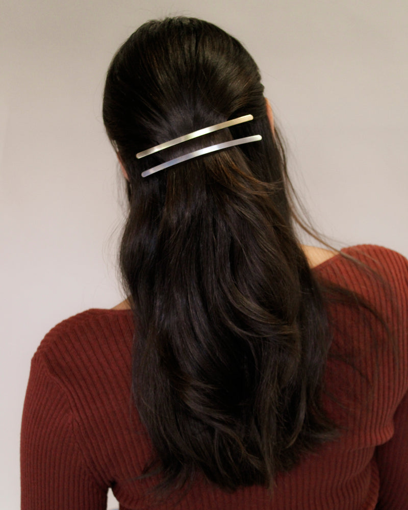Icicle - 2 Pack Skinny French Barrettes