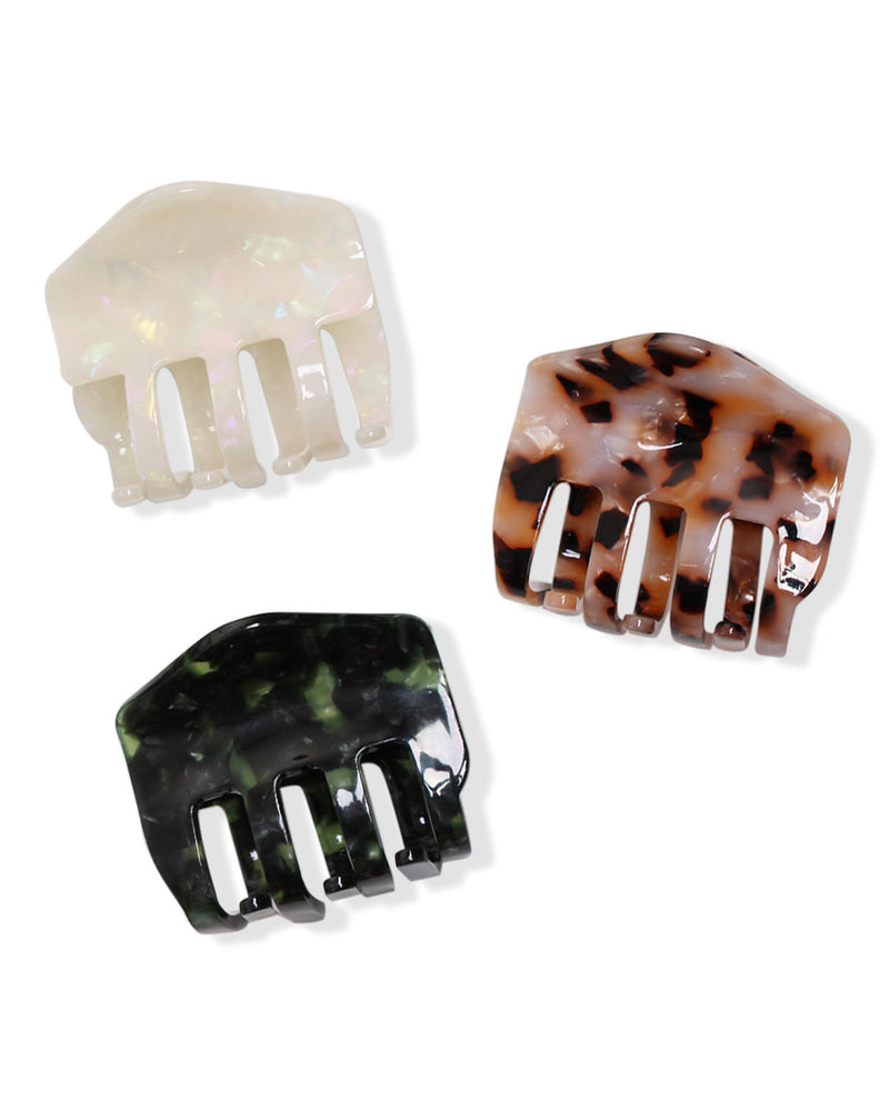 BANDED Women's Hair Accessories Forest Shadow - 3 Pack Claw Clips