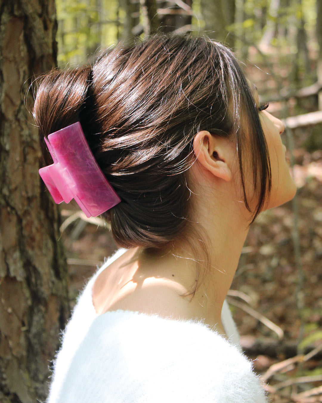 Winter Berry Claw Clip – Banded
