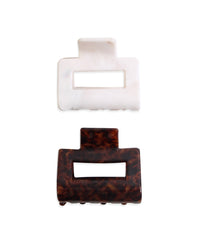 Oak & Vanilla - 2 Pack Claw Clips BANDED Hair Accessories