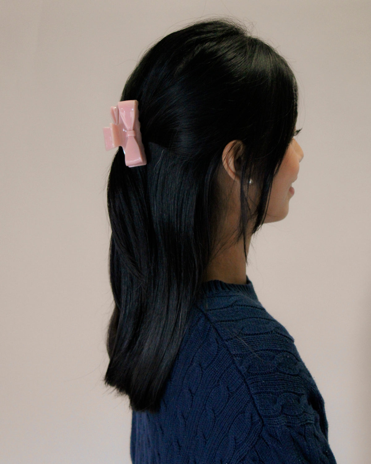 Sculptural Bow Claw Clip