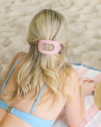 Soft Matte Round - Lay Flat Claw Clip