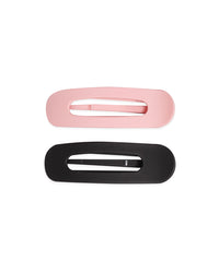 Soft Matte Skinny 2 Pack - Lay Flat Claw Clips