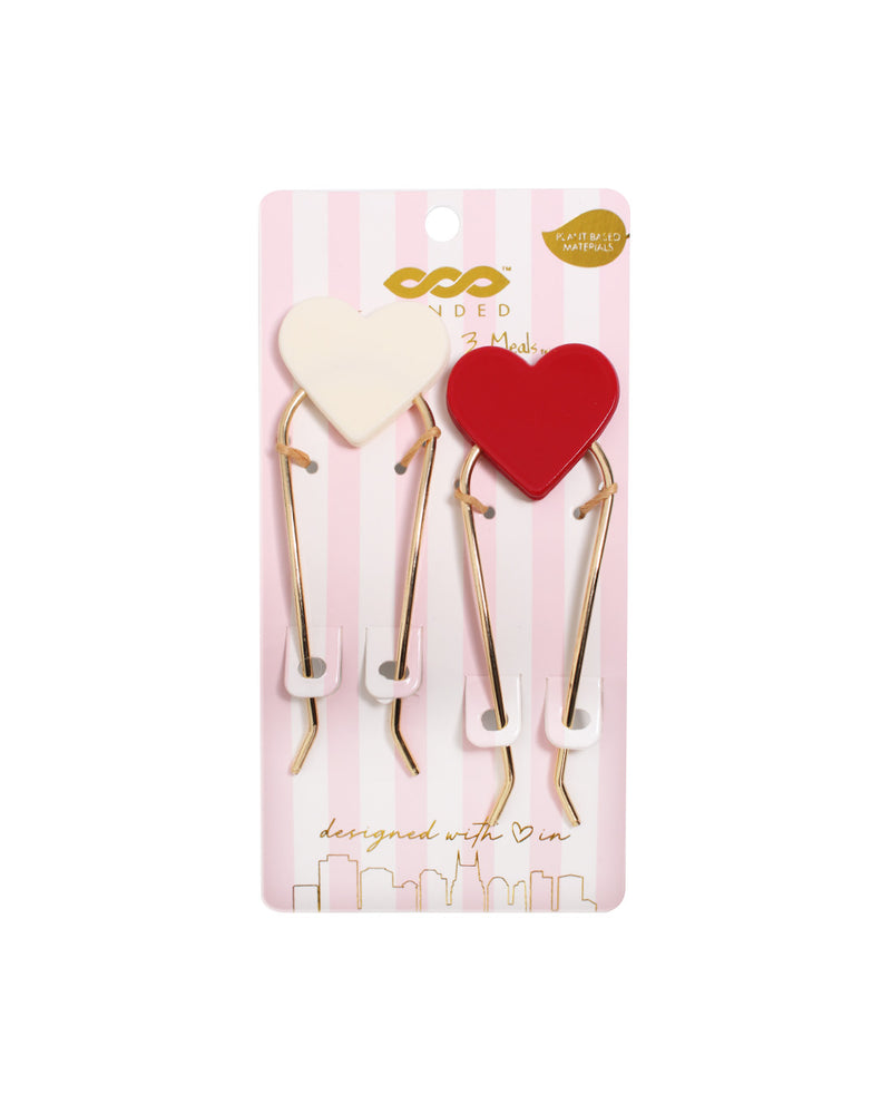 Heart's Desire - Hair Pin Forks | BANDED Hair Accessories