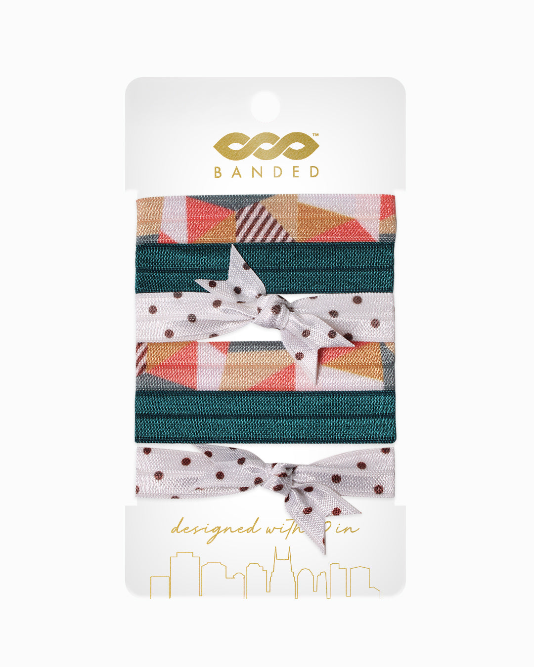 Boardwalk - Classic Hair Ties - 6 Pack