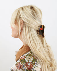 BANDED Hair Accessoires. Rodeo Rose - Cowgirl Boot Claw Clip