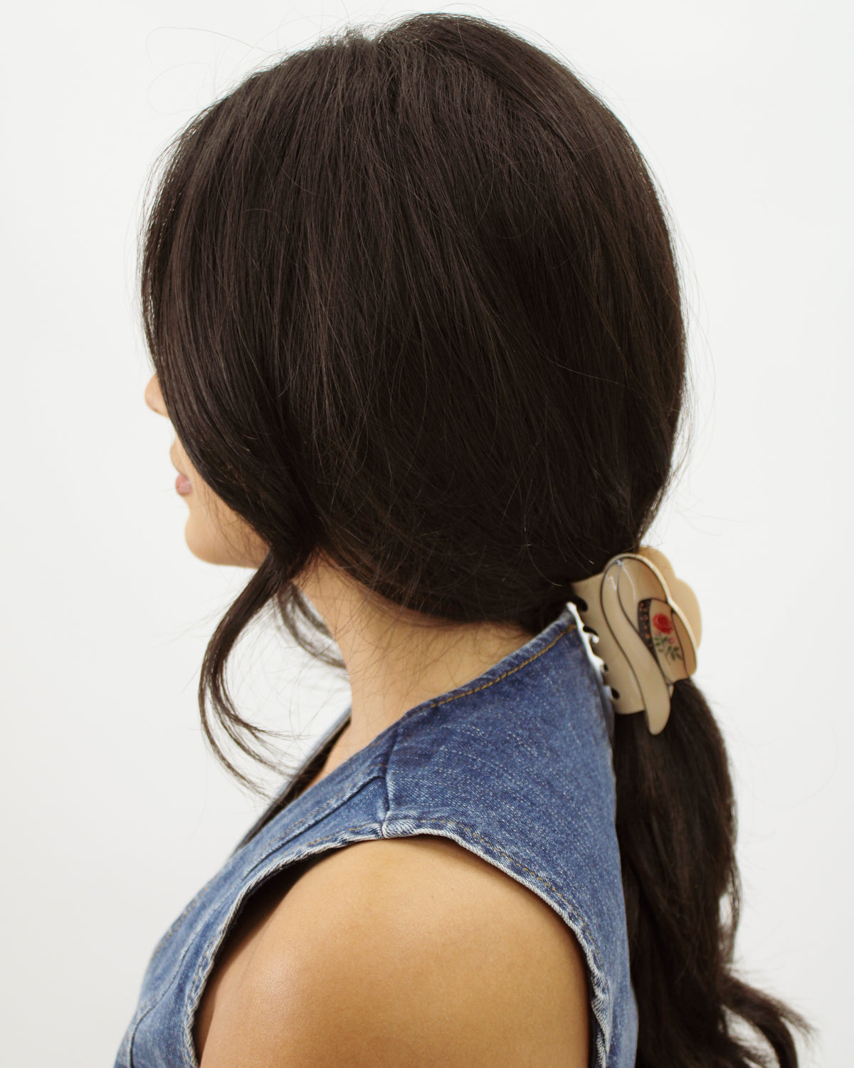 BANDED Hair Accessoires. Rodeo Rose - Cowgirl Hat Claw Clip