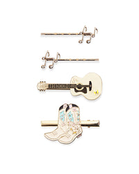 BANDED Hair Accessories. Country Legend - 4 Pack Clip + Pin Set