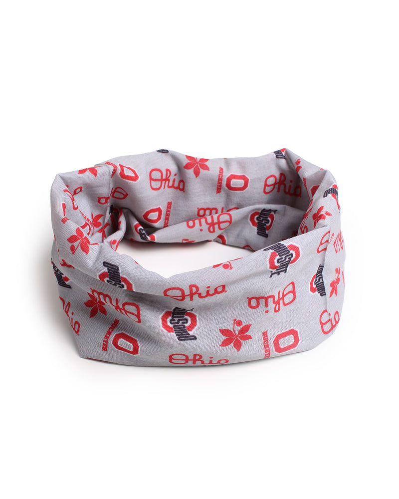 Ohio State® Logo Print - Infinity Headwrap/Buff