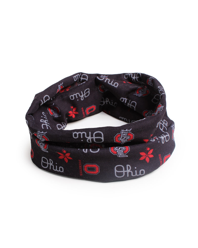 Ohio State® Logo Print - Infinity Headwrap/Buff