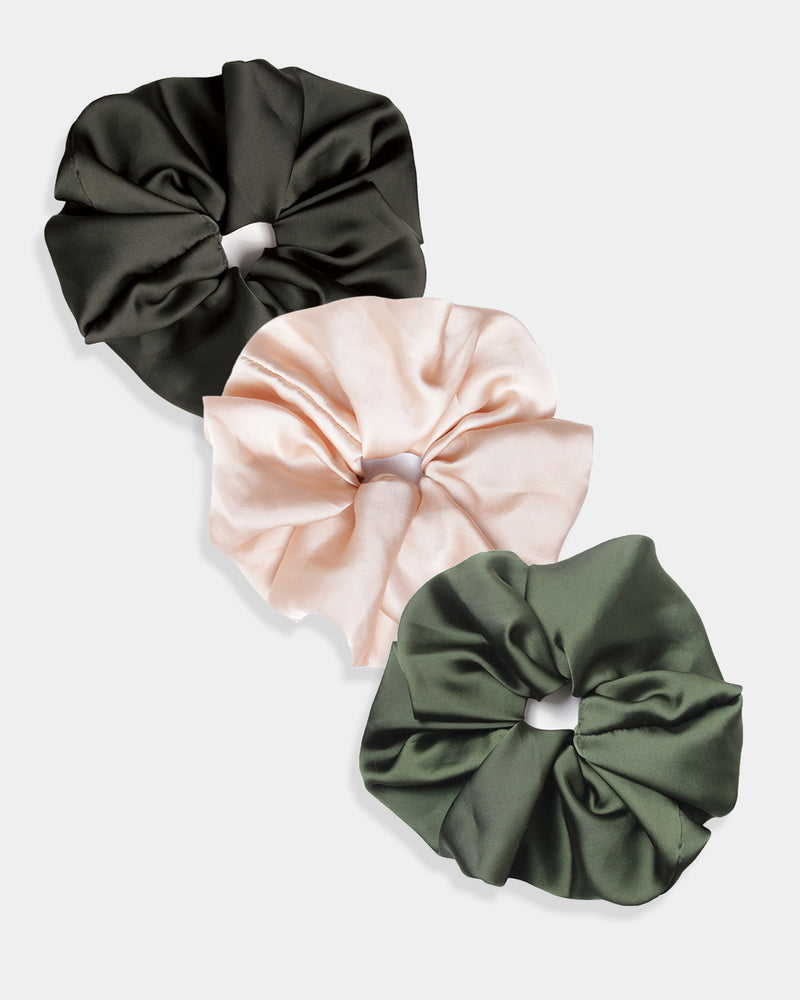 Grand Soirée Statement Scrunchie Trio