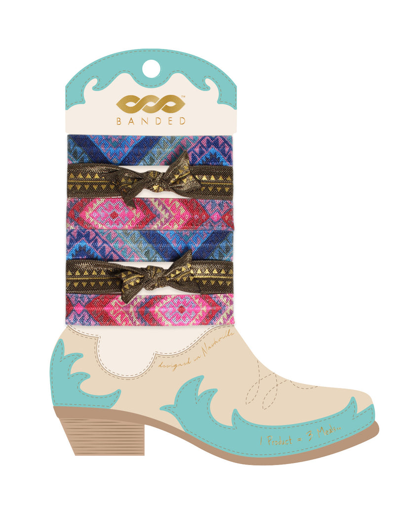 Boot Scootin' Hair Tie Packs