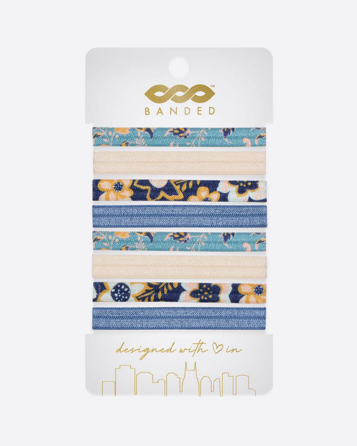 BANDED Golden Daze Hair Ties - 8 Pack