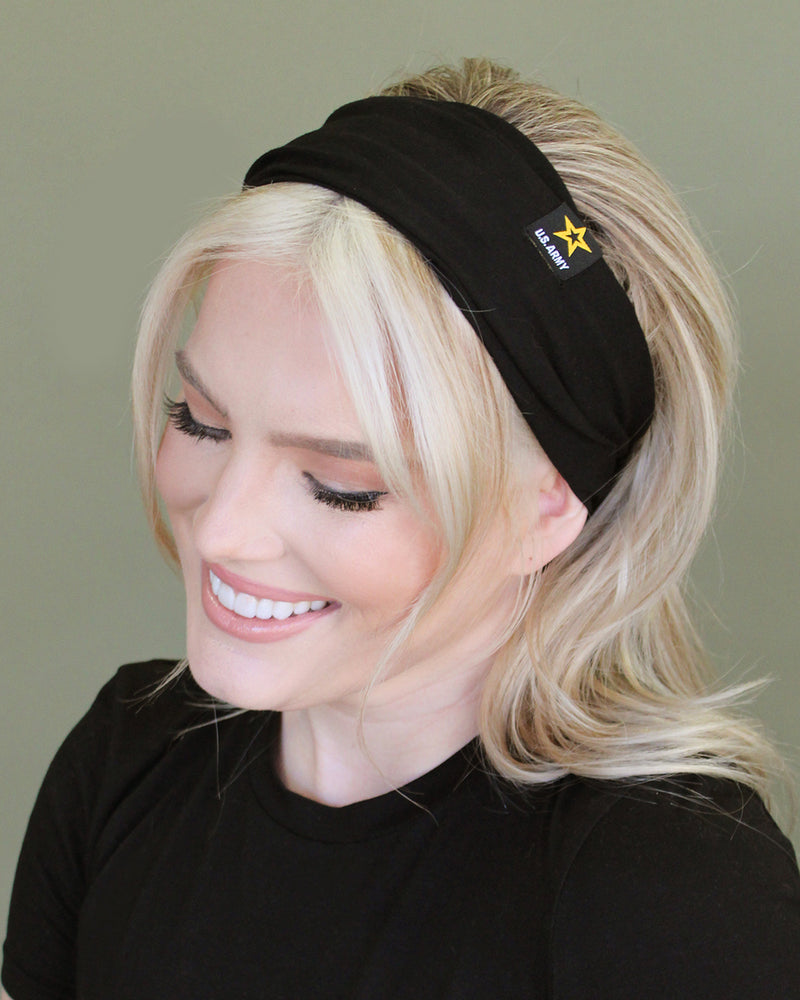 Army Black - Headwrap/Buff | BANDED Hair Accessories