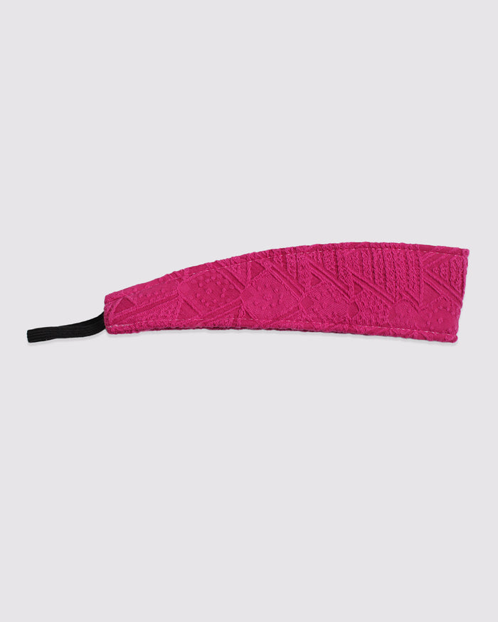 Quilted Rose - Wide Headband