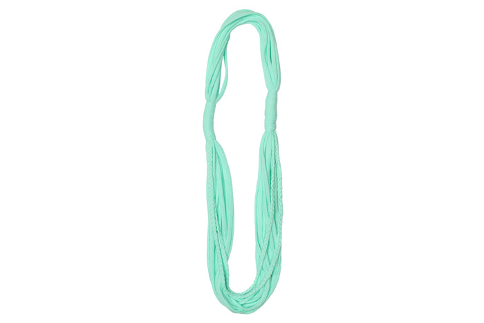 Mint Double Knot Layered Scarf