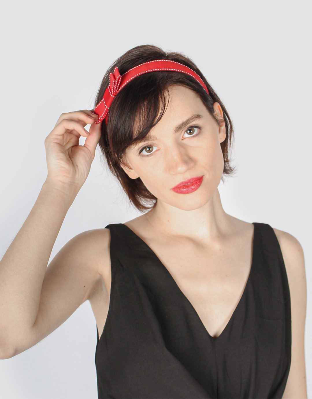 BANDED Women’s Premium Headband - Red Bandeau Heaband