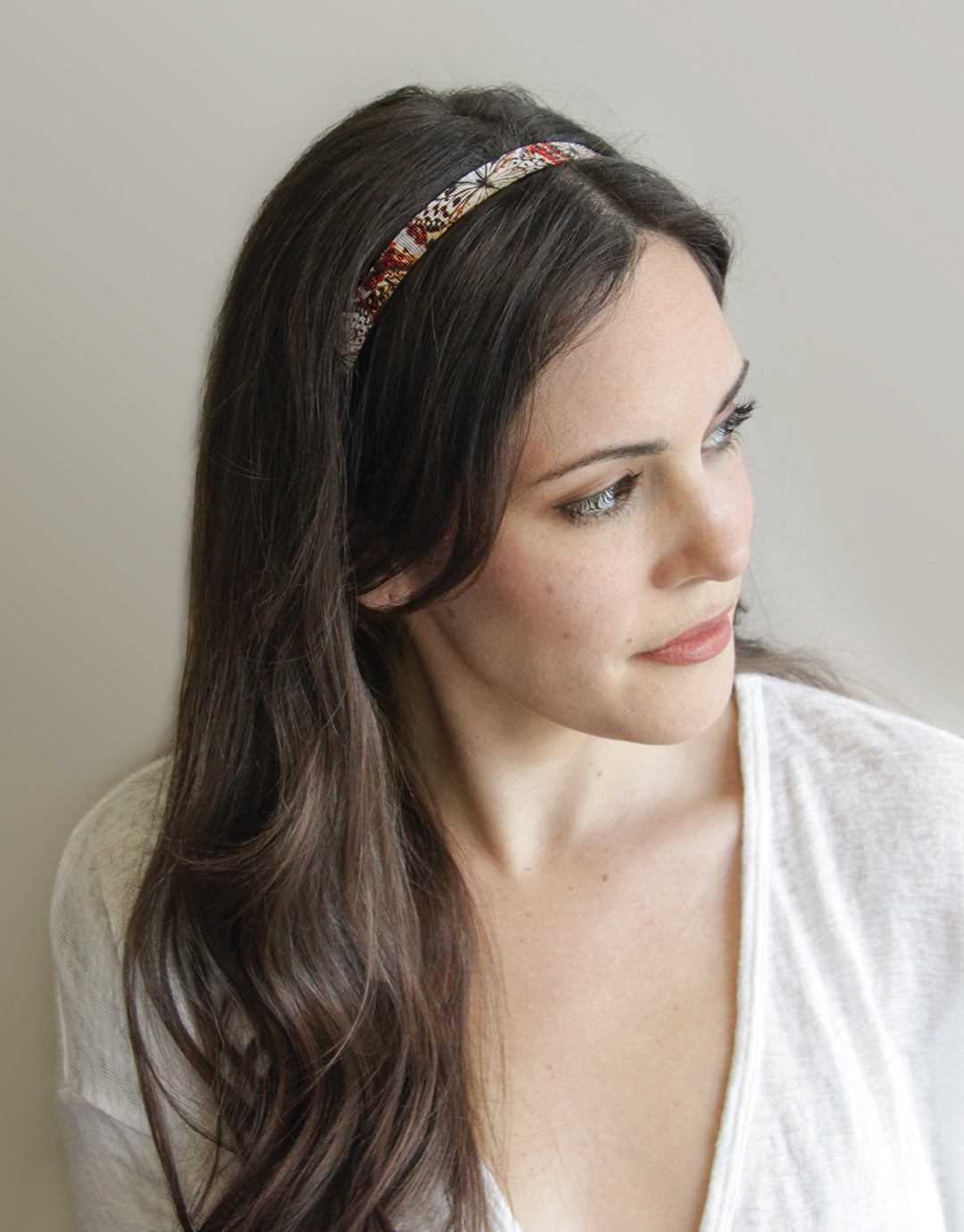 BANDED Women’s Premium Headbands + Hair Accessories - Winter Butterfly - Skinny Headband
