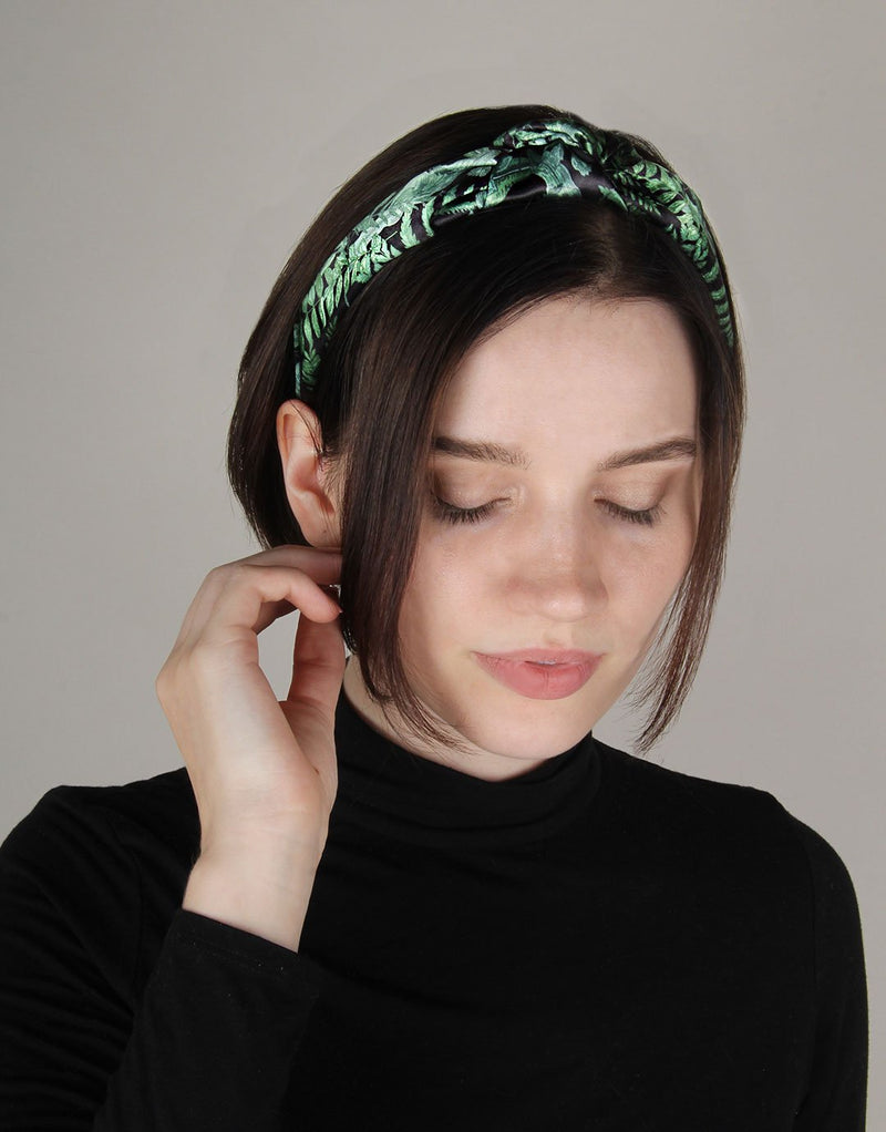 Thin Headband On/Off - Green Sheen, Headbands
