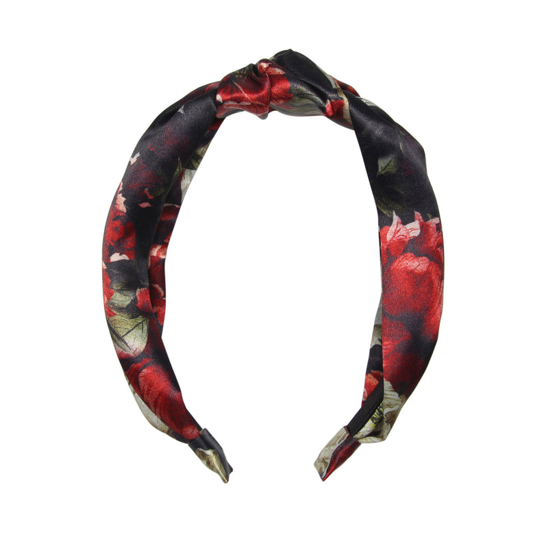 BANDED Women’s Premium Headbands + Hair Accessories - Dark Floral - Fabric Headband