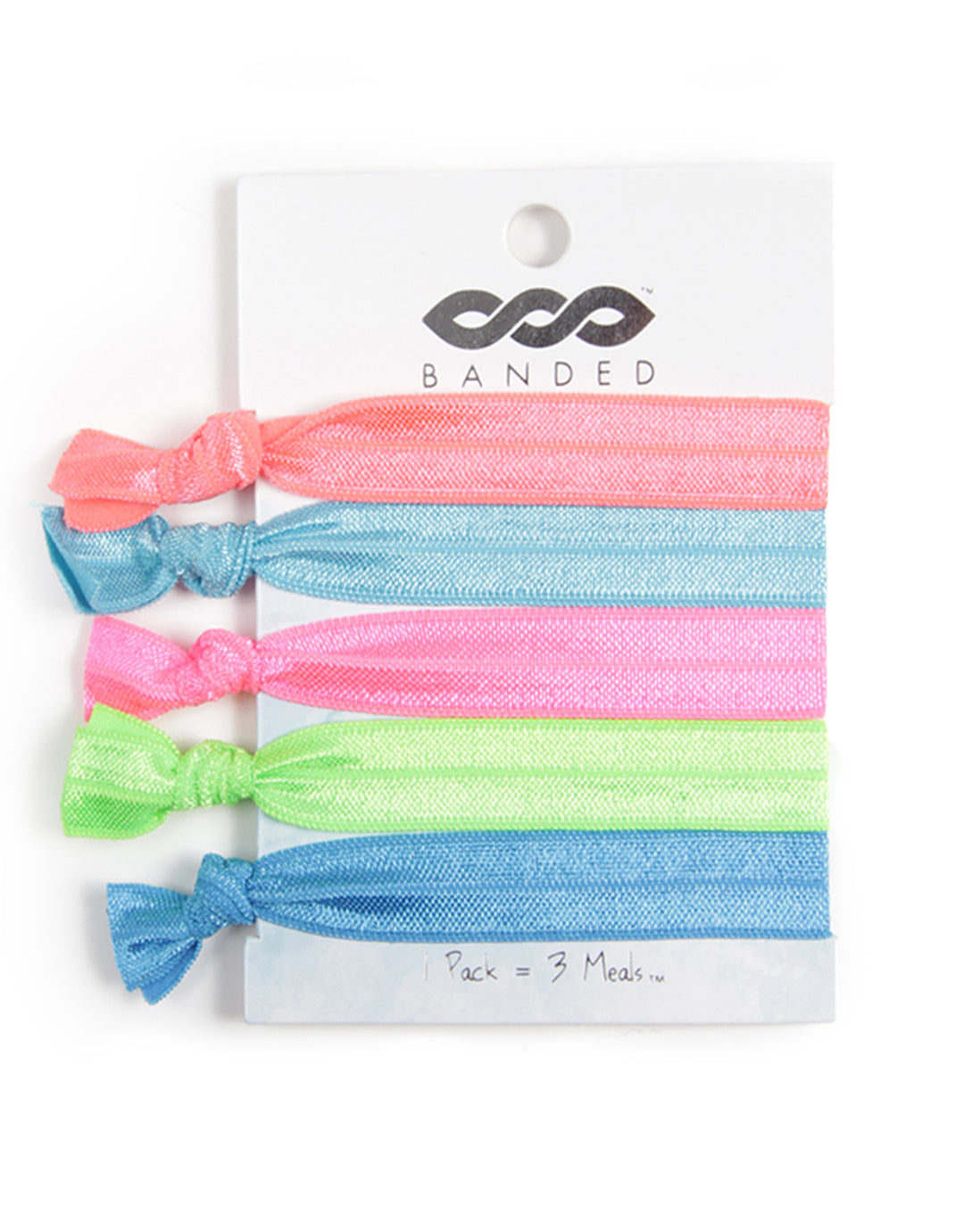 BANDED Accessories Neon Lights - Classic Hair Tie Pack