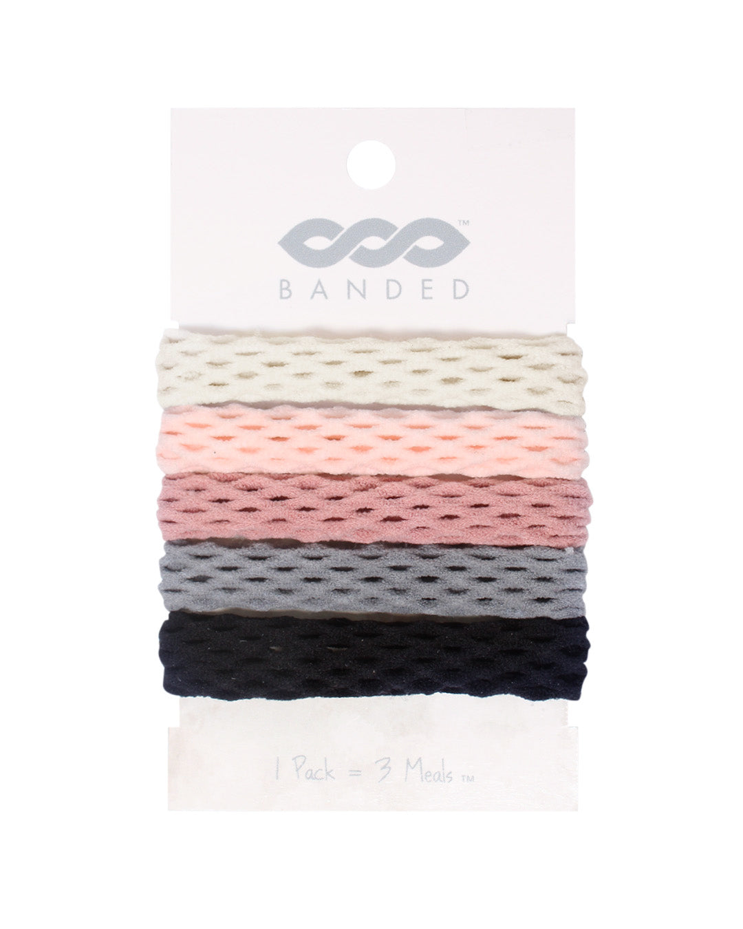 BANDED Women’s Premium Hair Accessories + Hair Ties Netted Neutrals - Netted Hair Bands