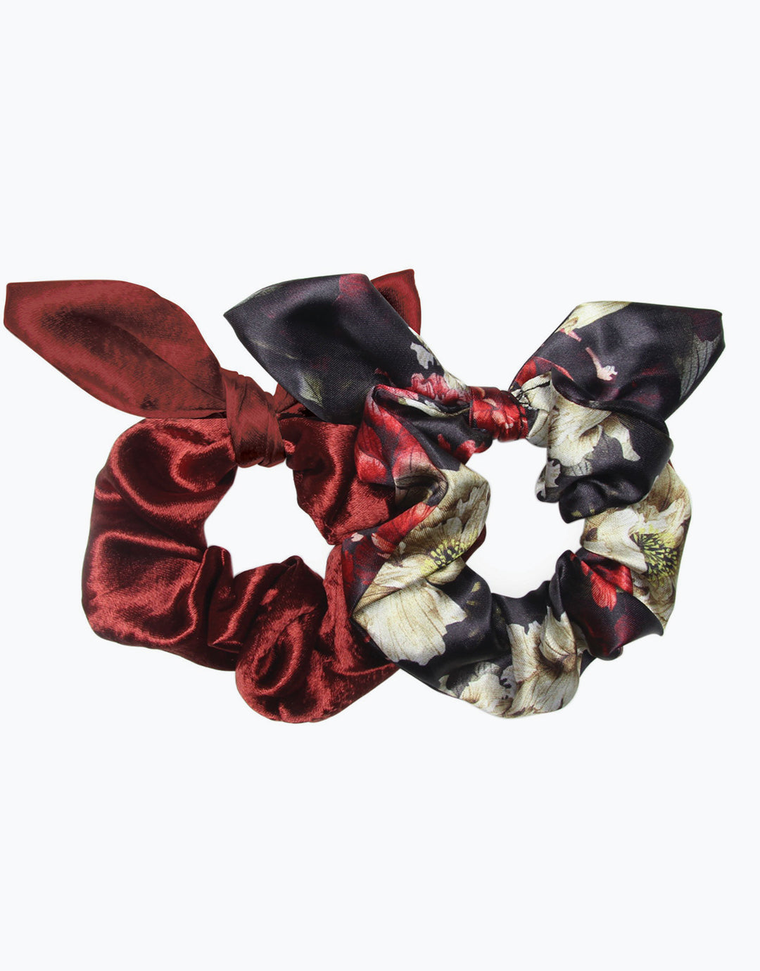 BANDED Women’s Premium Hair Accessories - 2 Pack Bow Scrunchies