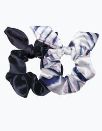 2 Pack Bow Scrunchies