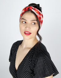 BANDED Women’s Headwraps + Hair Accessories - Provincial Poppy - Classic Twist Headwrap