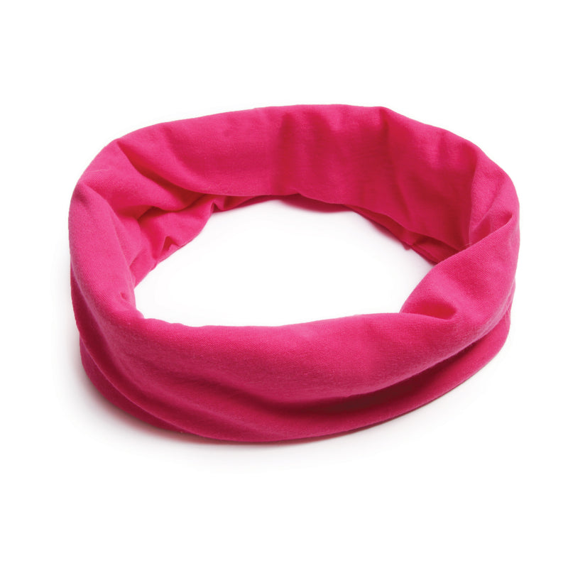 BANDED Women’s Headwraps + Hair Accessories - Fuchsia Flower - Infinity Headwrap