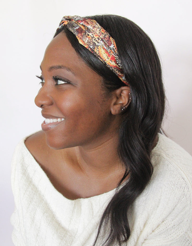 Winter Butterfly - Silky Twist Headband