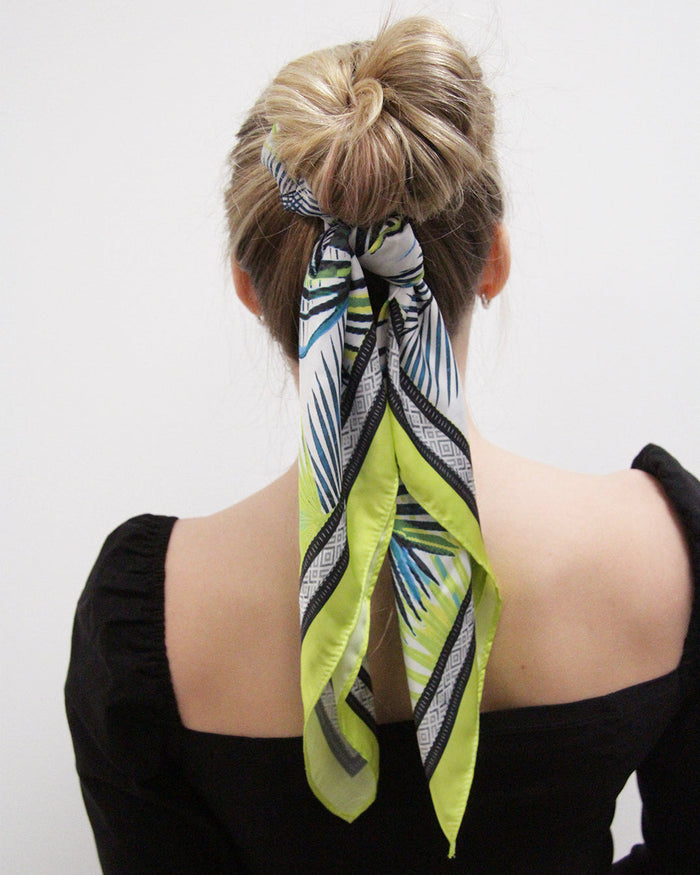 BANDED Hair Accessories - Amalfi Palm - Scrunchie Bandana