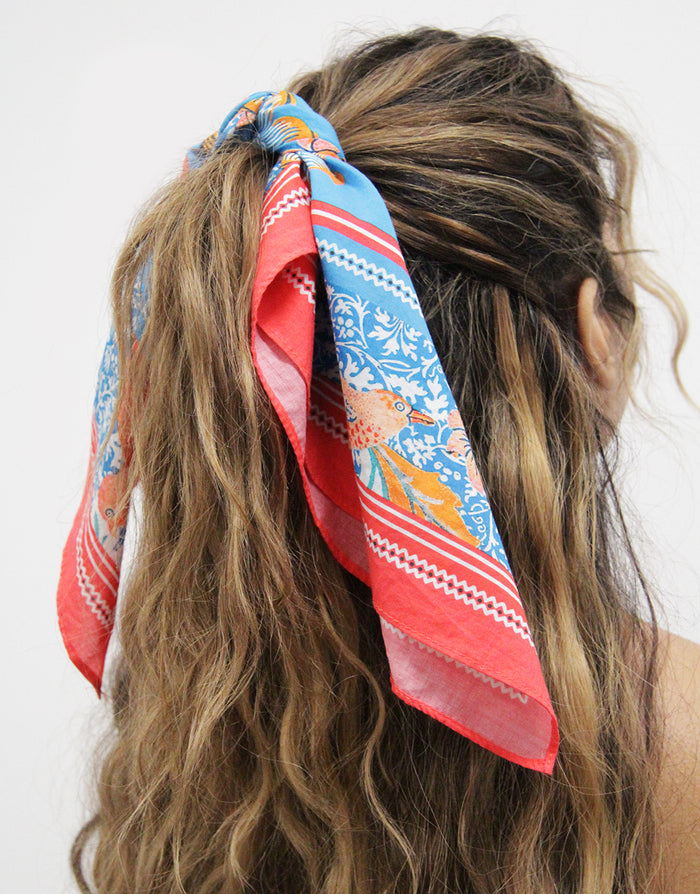 BANDED Women’s Premium Hair Accessories - Barcelona Tile - Cotton Bandana