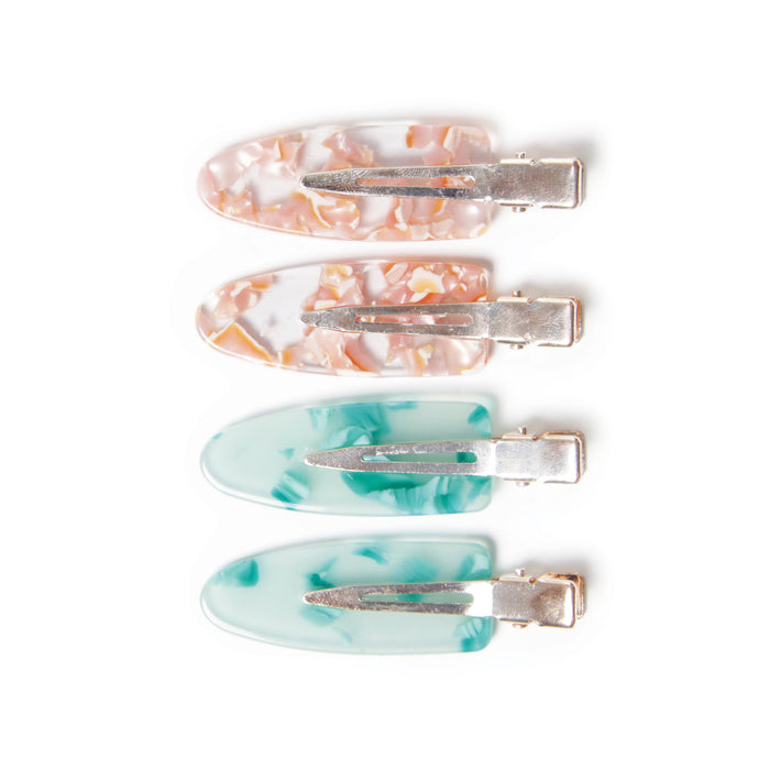 BANDED Women’s Premium Hair Accessories. Mint Bellini - Paddle Hair Clips