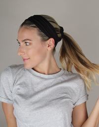 BANDED women’s sports & athletic headbands - Ebony - Accelerate Athletic Headband