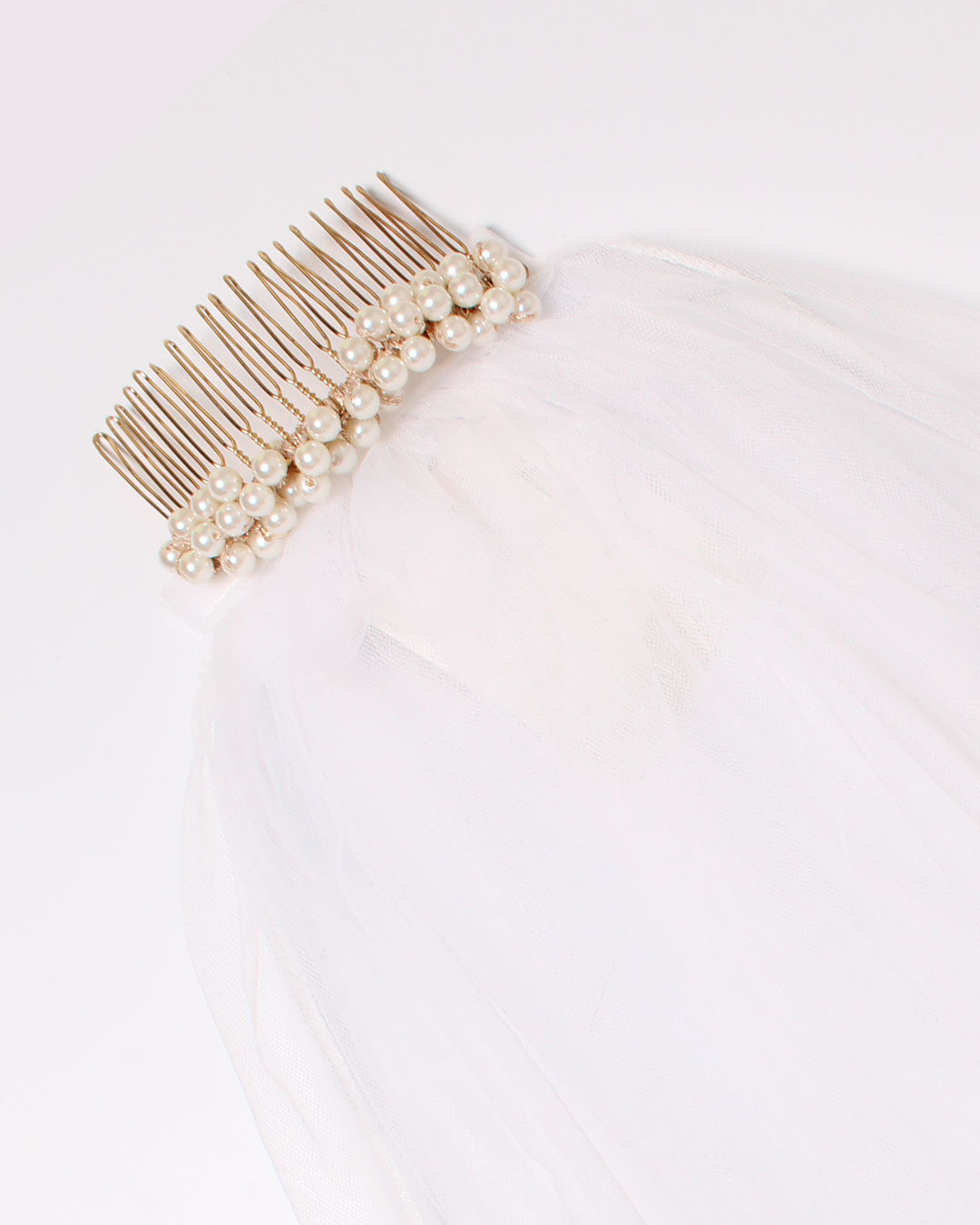 BANDED Hair Accessories. Nashville Bridal Collection. Bridal Veil with attached comb