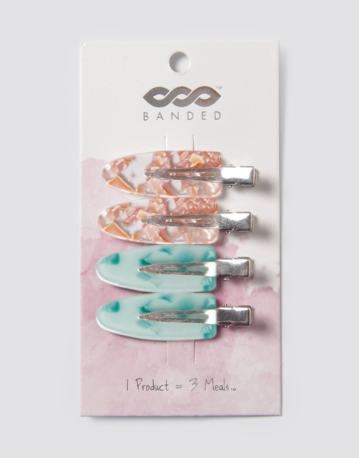 BANDED Women’s Premium Hair Accessories - Paddle Hair Clips